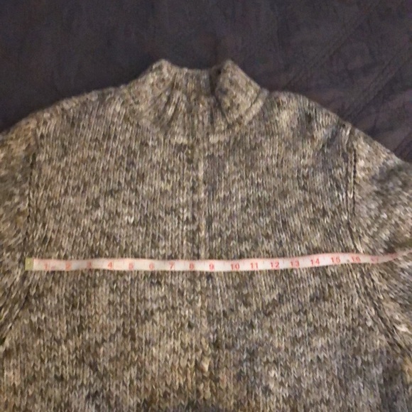 St. John Belted Zip Up Mock Neck Sleeved Cape/Poncho Cardigan XL - Picture 4 of 11